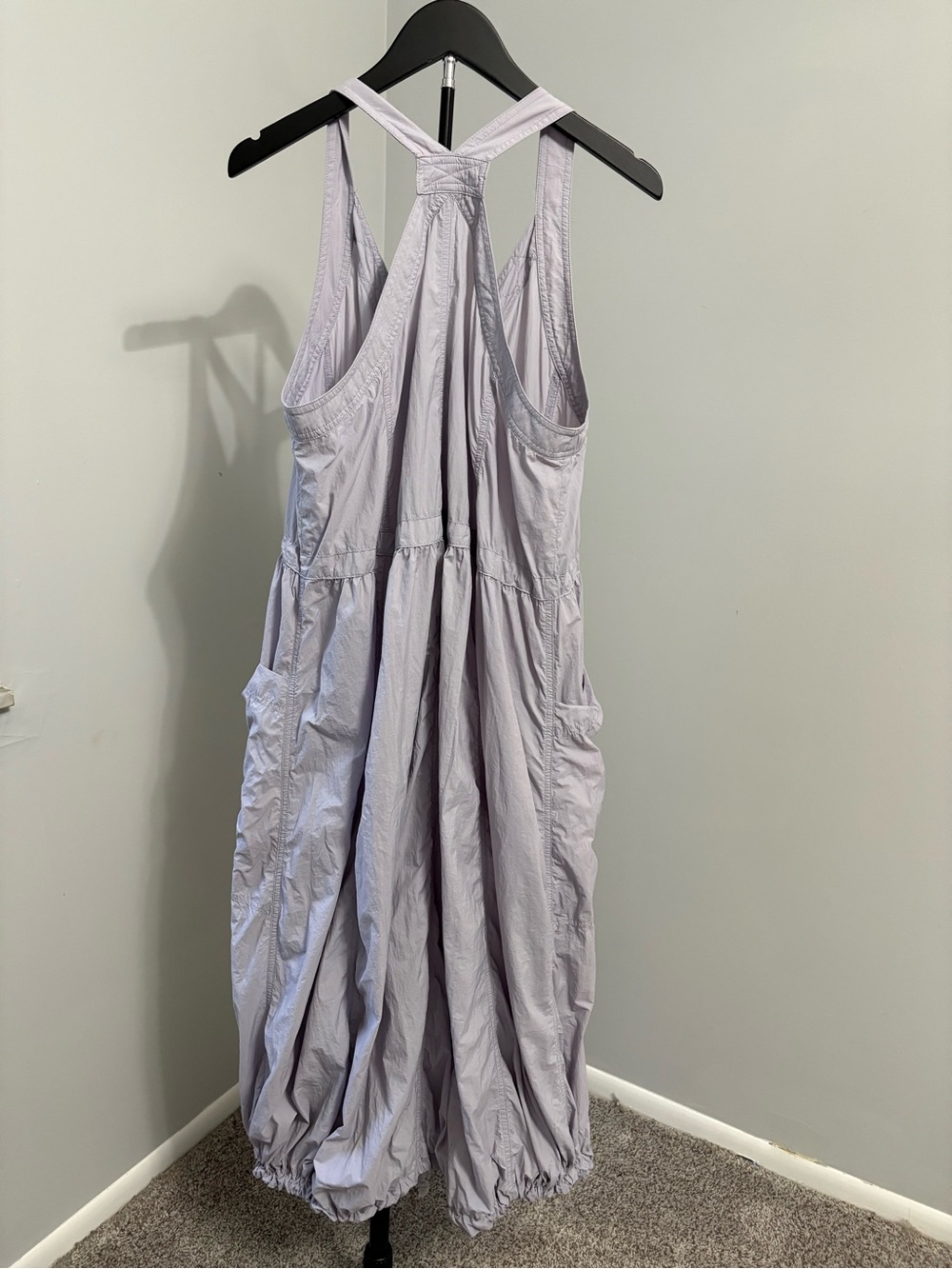 Daily Practice by Anthropologie Free Fall Dress L Folkstone Gray Utility Chic - Picture 4 of 12